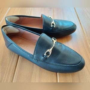 Coach Black Loafers Size 7
